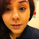 A Hispanic girl records herself wiping her ass after taking a shit. She describes it as being "gross". She shows us the contents of the toilet bowl, but it is covered with toilet paper.